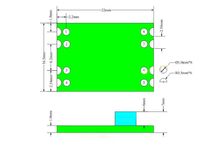 DM01 2W Step-down DC-DC měnič