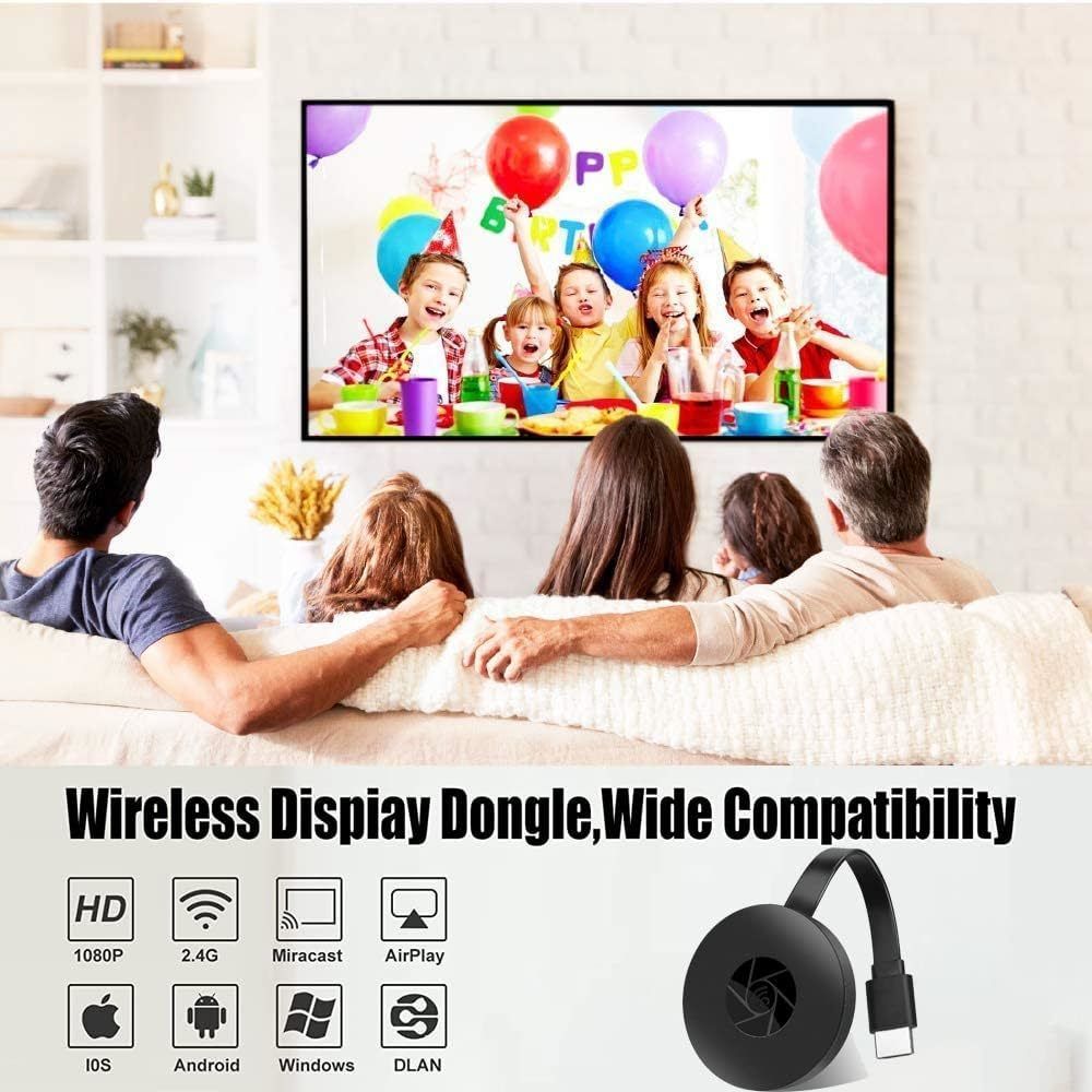 Wecast G2-4 bezdrátový adaptér pro zrcadlení obrazu, Miracast, Screen Mirroring, Airplay, DLNA, 1080p