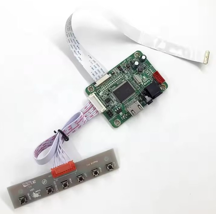 RTD2555 univerzální eDP TFT displej s audio ovládáním, briv