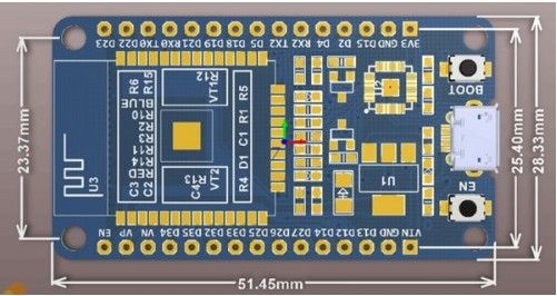ESP-WROOM-32 ESP32 ESP-32S 2.4GHz UBS-C vývojářská deska s WiFi а BT ESP-WROOM-32 ESP32 ESP-32S 2.4GHz UBS-C vývojářská deska s WiFi а BT