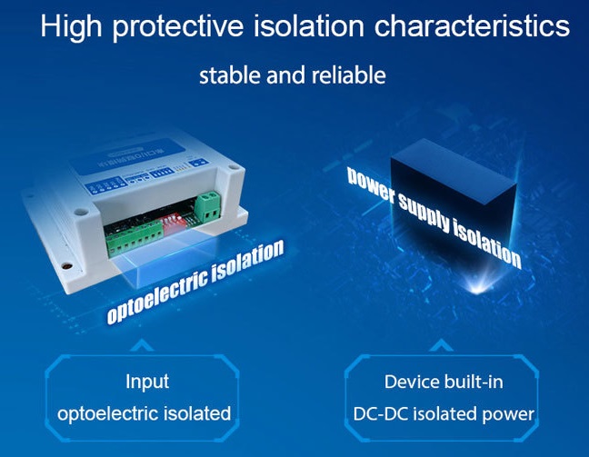 MA0-1-AXCX4040 ModBus RTU Sériový IO Modul s RS485 4DI+4DO, briv