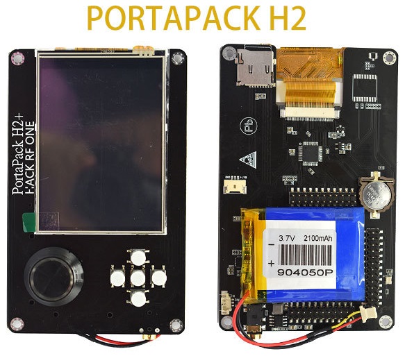 Portapack H2 + HackRF – Sada s 5 anténami, briv