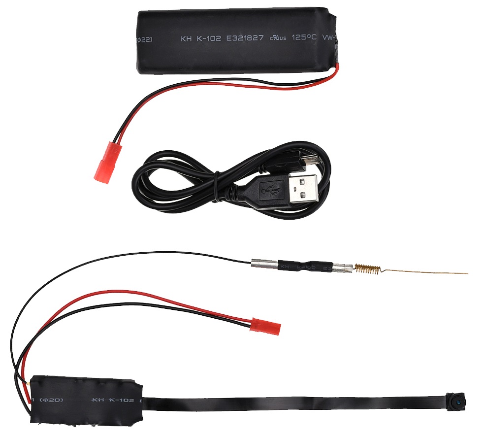 V88 WiFi Full HD kamerový modul s baterií - Skrytá kamera, briv
