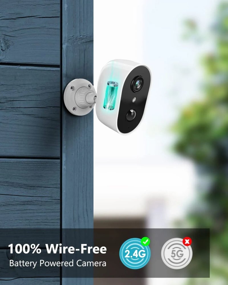 C2 Inteligentní WiFi Bezdrátová Kameru s Baterií 3MP, briv