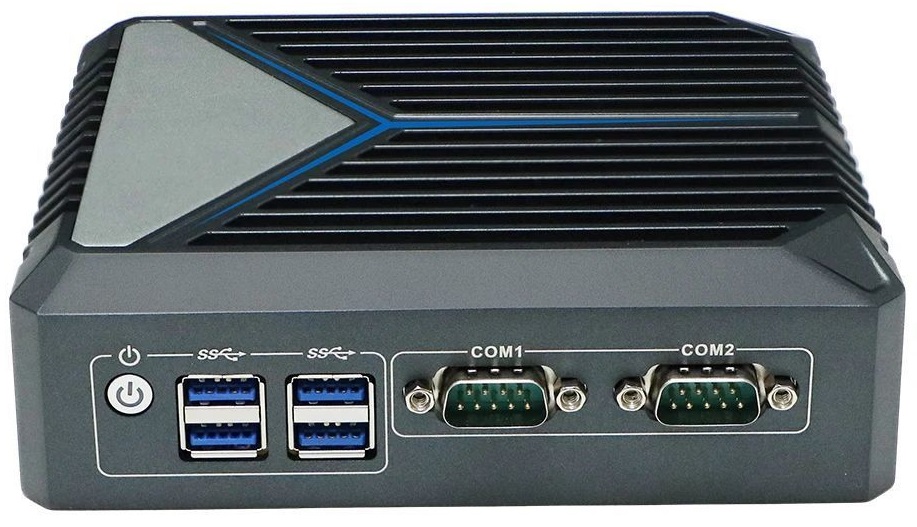 N1321 N100 průmyslové mini PC, barebone, fanless, briv