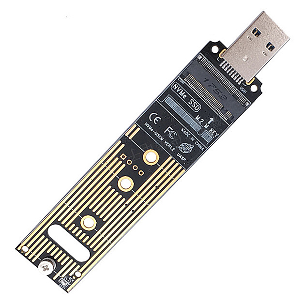 Adaptér M.2 NVMe na USB 3.1 - Rychlý přenos dat, briv