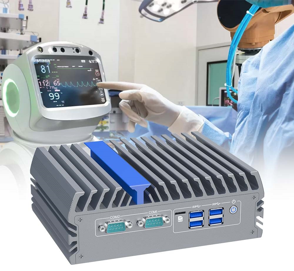 IEXP-502 průmyslové PC, Intel Core i3/i5/i7, 3× HDMI, 2.5G LAN, briv