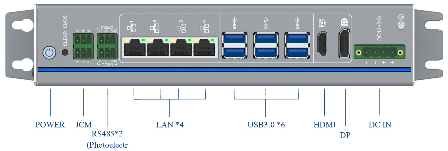 IEXP-712 průmyslový PC – 4× LAN, 2× 4K výstup, briv