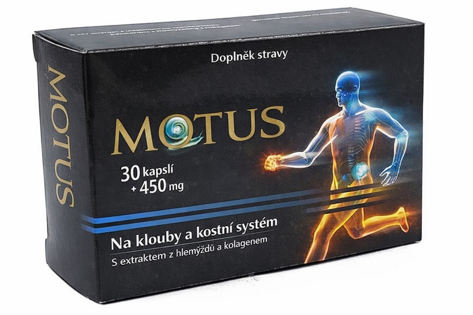 Motus, kloubní doplněk s hlemýždím extraktem a kolagenem, briv