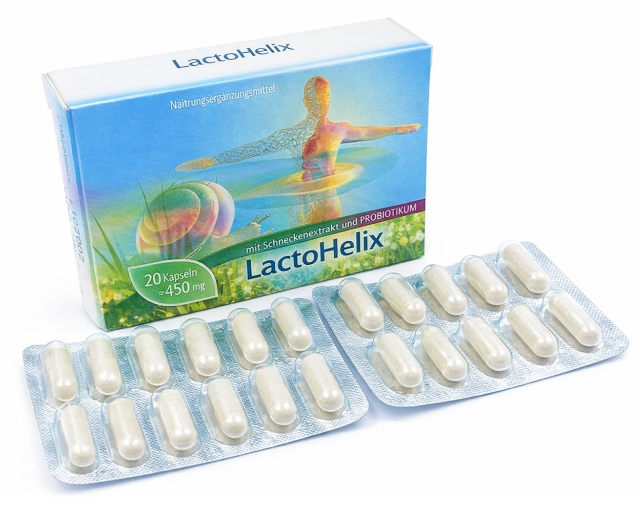 LactoHelix Probiotikum Nahrungsergänzungsmittel für Magen-Darm-Gesundheit und Darmflora