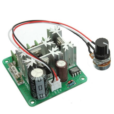 Regulátor otáček pro stejnosměrné DC motory - PWM 6V-90V 15A Regulátor otáček pro stejnosměrné DC motory - PWM 6V-90V 15A