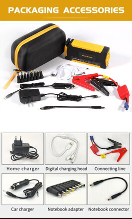 NPP A9 3v1 69800mAh power bank a startovací box LED NPP A9 3v1 69800mAh power bank a startovací box LED
