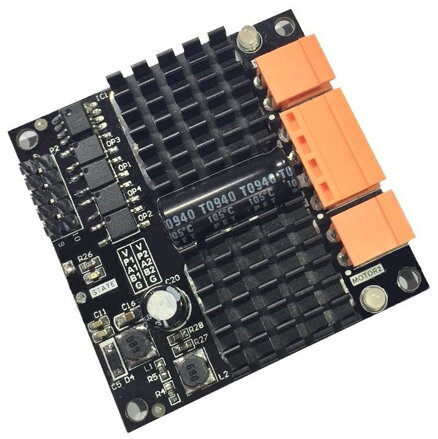2x12A 12V-24V duální ovladač kartáčového DC motoru H-bridge modul L298N BTS7960 PWM vstup