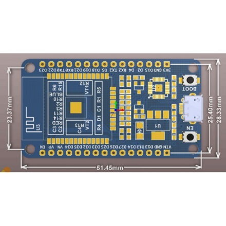 ESP-WROOM-32 ESP32 ESP-32S 2.4GHz vývojářská deska s WiFi а BT ESP-WROOM-32 ESP32 ESP-32S 2.4GHz vývojářská deska s WiFi а BT