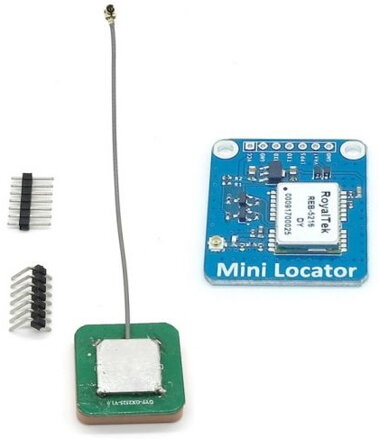 RoyalTek REB-5216 mini GPS modul pro navigací a sledování polohy RoyalTek REB-5216 mini GPS modul pro navigací a sledování polohy