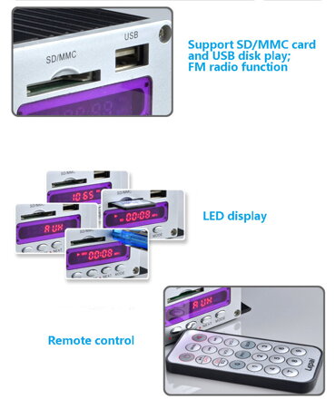 Lepy LP-A7USB 2x35W digitální zesilovač