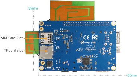 Orange Pi 4G-IOT MTK MT6737 SoC 1GB DDR3 SDRAM