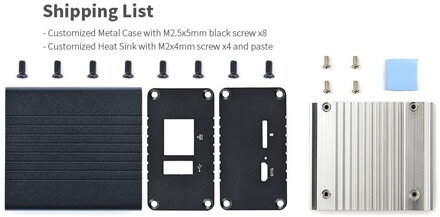 NanoPi NEO/NEO2 krabička hliník box