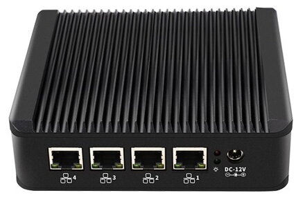 N25, Intel Cerelon J4125, 4 LAN, barebone, fanless, mini PC