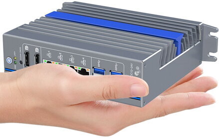 IEXP-512 Průmyslový počítač, 4× LAN, bezventilátorový