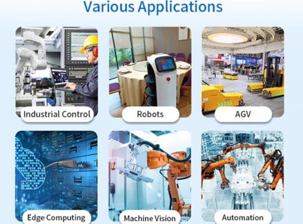 IEXP-522 průmyslový počítač, 2× 2.5G LAN, 6× COM, fanless