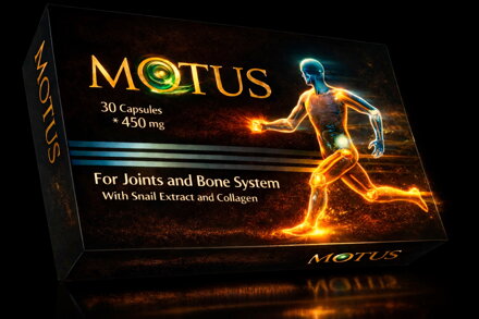 Motus, joint supplement with snail extract and collagen, 30 capsules