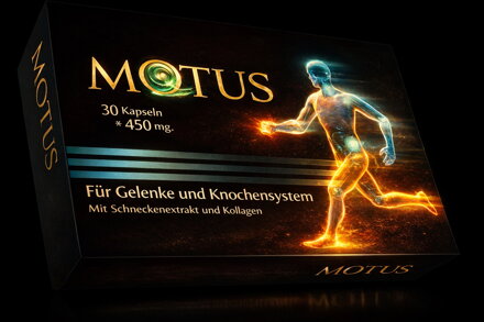 Motus – Gelenk-Nahrungsergänzung mit Schneckenextrakt und Kollagen, 30 Kapseln