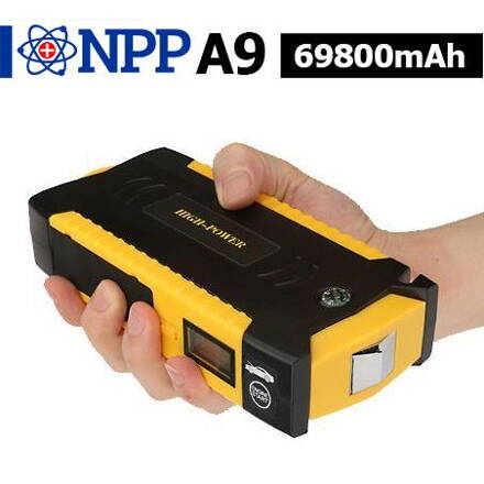 NPP A9 3v1 69800mAh power bank a startovací box LED NPP A9 3v1 69800mAh power bank a startovací box LED
