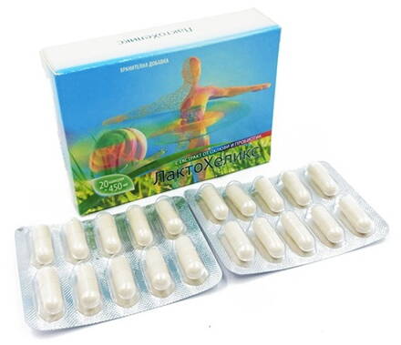 LactoHelix, synbiotic with snail extract, 20 capsules LactoHelix, synbiotic with snail extract, 20 capsules