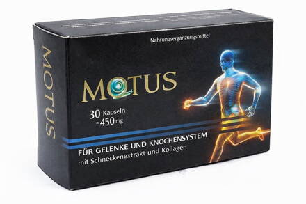 Motus – Gelenk-Nahrungsergänzung mit Schneckenextrakt und Kollagen, 30 Kapseln
